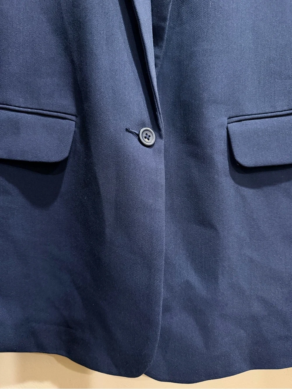 Women’s Abercrombie & Fitch Dark Blue Single-Button Blazer